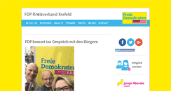 Desktop Screenshot of fdp-krefeld.de